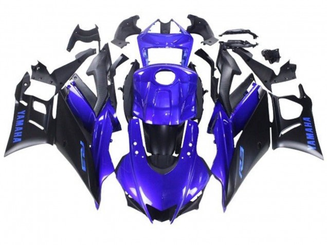 Blue Matte Black 2019-2021 Yamaha YZF R3/R25 Motorcycle Fairings