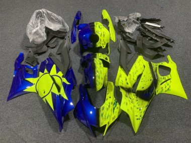 Yellow Blue 2019-2021 Yamaha YZF R3/R25 Motorcycle Fairings