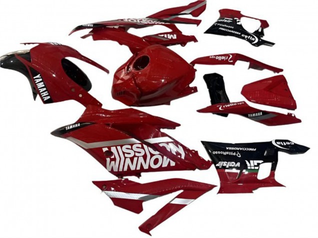 Red Black Valsir 2022-2024 Yamaha YZF R3/R25 Motorcycle Fairings