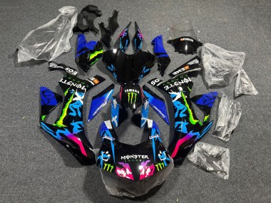 Black Blue Pink Monster 2020-2025 Yamaha YZF 1000 R1 Motorcycle Fairings