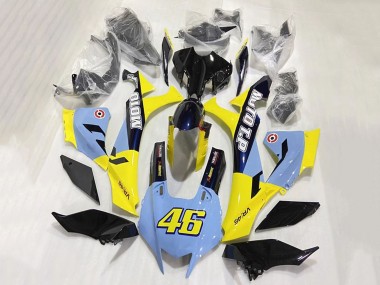 Blue Yellow Glossy Black Moto T.P 46 2020-2025 Yamaha YZF 1000 R1 Motorcycle Fairings