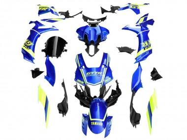 Blue Yellow White GYTR 2020-2025 Yamaha YZF 1000 R1 Motorcycle Fairings