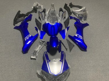 Blue Silver 2020-2025 Yamaha YZF 1000 R1 Motorcycle Fairings