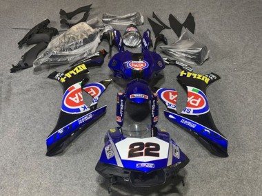 Blue White Black Red Pata 2020-2025 Yamaha YZF 1000 R1 Motorcycle Fairings