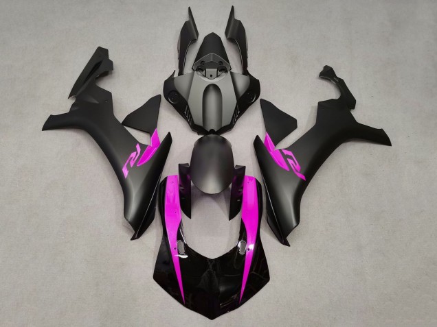 Glossy Black Matte Black Pink 2020-2025 Yamaha YZF 1000 R1 Motorcycle Fairings