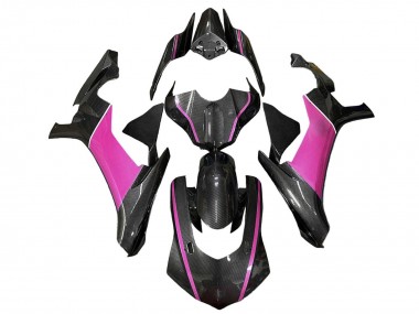 Faux Carbon Fiber Pink 2020-2025 Yamaha YZF 1000 R1 Motorcycle Fairings