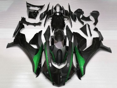 Faux Carbon Fiber Green 2020-2025 Yamaha YZF 1000 R1 Motorcycle Fairings