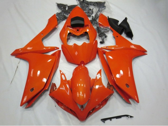 Orange 2007-2008 Yamaha YZF 1000 R1 Motorcycle Fairings