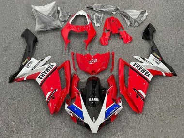 Red White Blue Black 2007-2008 Yamaha YZF 1000 R1 Motorcycle Fairings