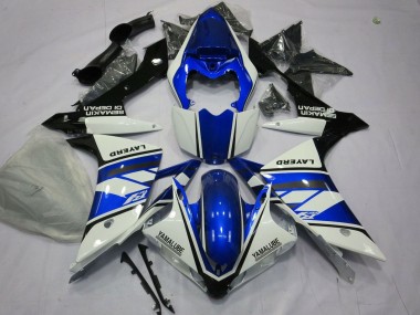 White Blue Black Layerd 2007-2008 Yamaha YZF 1000 R1 Motorcycle Fairings