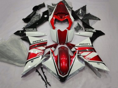 White Red Black Layerd 2007-2008 Yamaha YZF 1000 R1 Motorcycle Fairings
