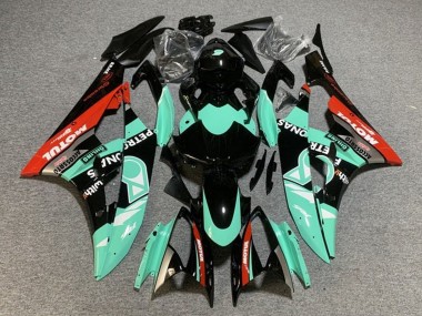 Light Green Red Black Petronas Motul 2006-2007 Yamaha YZF R6 Motorcycle Fairings