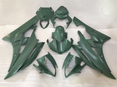 Army Green 2006-2007 Yamaha YZF R6 Motorcycle Fairings