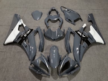 Nardo Grey White Black 2006-2007 Yamaha YZF R6 Motorcycle Fairings