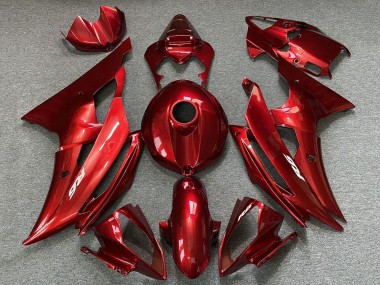 Red 2008-2016 Yamaha YZF R6 Motorcycle Fairings