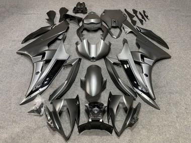Matte Grey Glossy Black 2008-2016 Yamaha YZF R6 Motorcycle Fairings