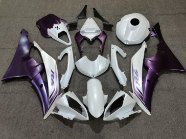 White Purple 2008-2016 Yamaha YZF R6 Motorcycle Fairing