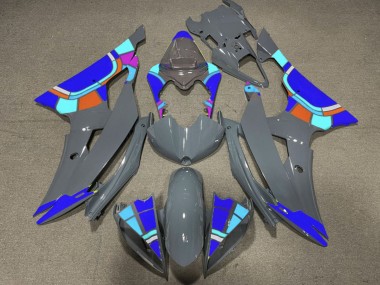 Nardo Grey Blue Color Wheel 2008-2016 Yamaha YZF R6 Motorcycle Fairings