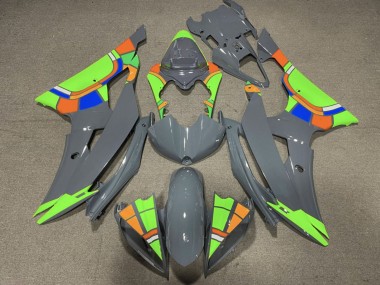 Nardo Grey Neon Green Color Wheel 2008-2016 Yamaha YZF R6 Motorcycle Fairings