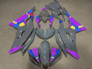 Nardo Grey Purple Color Wheel 2008-2016 Yamaha YZF R6 Motorcycle Fairings
