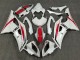 Pearl White Red 2008-2016 Yamaha YZF R6 Bike Fairings