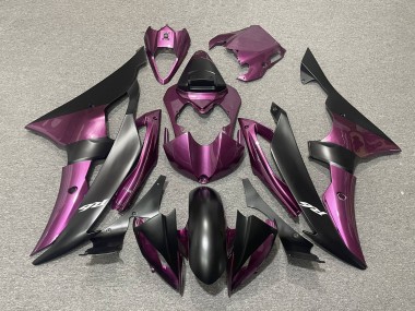 Purple Matte Black 2008-2016 Yamaha YZF R6 Motorcycle Fairings