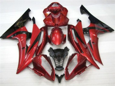 Red Black 2008-2016 Yamaha YZF R6 Motorcycle Fairings