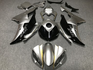Silver Gold Black 2008-2016 Yamaha YZF R6 Motorcycle Fairings