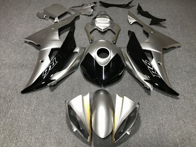 Silver Gold Black 2008-2016 Yamaha YZF R6 Motorcycle Fairings