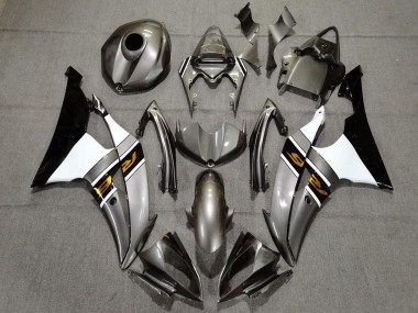 Silver White Gold Black 2008-2016 Yamaha YZF R6 Motorcycle Fairings