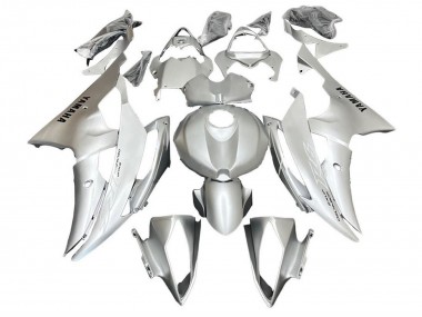 Silver White 2008-2016 Yamaha YZF R6 Motorcycle Fairings