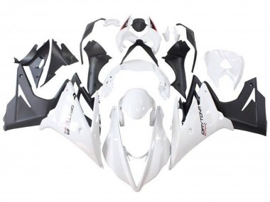 White Matte Black 2013-2016 Triumph Daytona 675 Triple Motorcycle Fairings