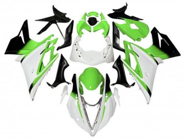 White Green Glossy Black 2013-2016 Triumph Daytona 675 Triple Motorcycle Fairings