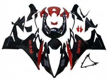 Glossy Black Red Ride or Die 2013-2016 Triumph Daytona 675 Triple Motorcycle Fairings