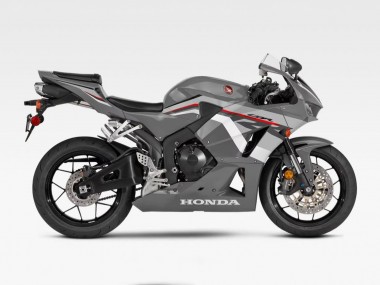 Grey White Red 2009-2012 Honda CBR600RR F5 Motorcycle Fairings