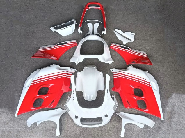 White Red 1987-1988 Honda CBR1000F Hurricane Motorcycle Fairings