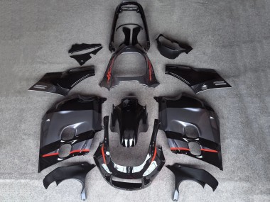 Glossy Black Matte Grey Red Line 1987-1988 Honda CBR1000F Hurricane Motorcycle Fairings