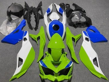 White Blue Green 2019-2025 Kawasaki ZX4R ZX-4RR Motorcycle Fairings