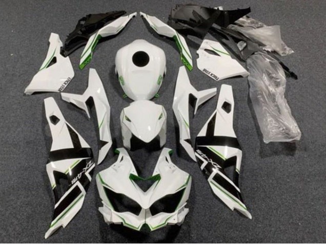 White Black Green 2019-2025 Kawasaki ZX4R ZX-4RR Motorcycle Fairings