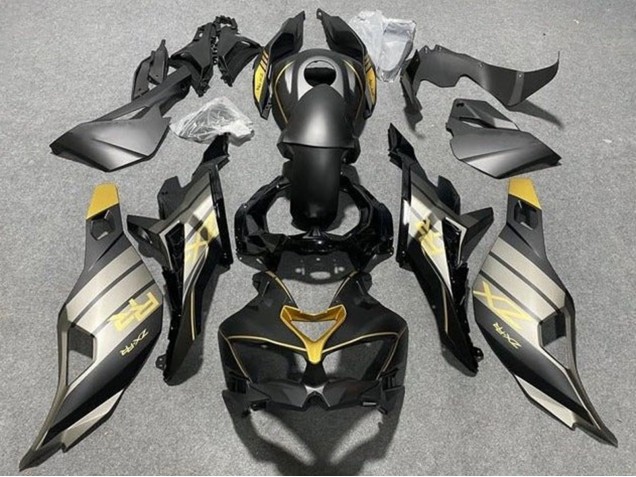 Matte Black Glossy Black Grey Gold 2019-2025 Kawasaki ZX4R ZX-4RR Motorcycle Fairings