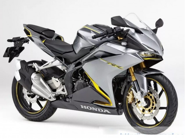 Silver Yellow Matte Black 2017-2022 Honda CBR250RR Motorcycle Fairings