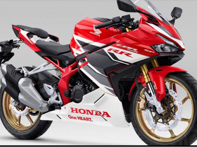 Red White Grey 2023-2024 Honda CBR250RR Motorcycle Fairings