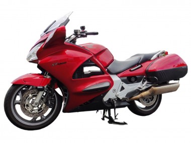 Red 2002-2016 Honda ST1300 Motorcycle Fairings