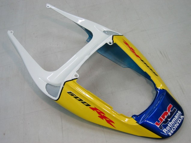 Blue White Yellow Rothmans 2005-2006 Honda CBR600RR Motorcycle Fairings