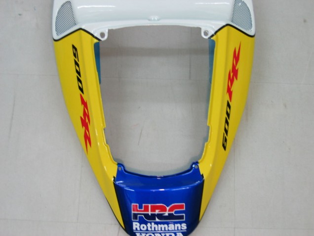 Blue White Yellow Rothmans 2005-2006 Honda CBR600RR Motorcycle Fairings