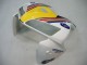 Blue White Yellow Rothmans 2005-2006 Honda CBR600RR Motorcycle Fairings