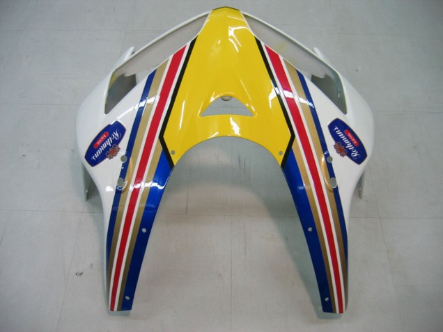 Blue White Yellow Rothmans 2005-2006 Honda CBR600RR Motorcycle Fairings