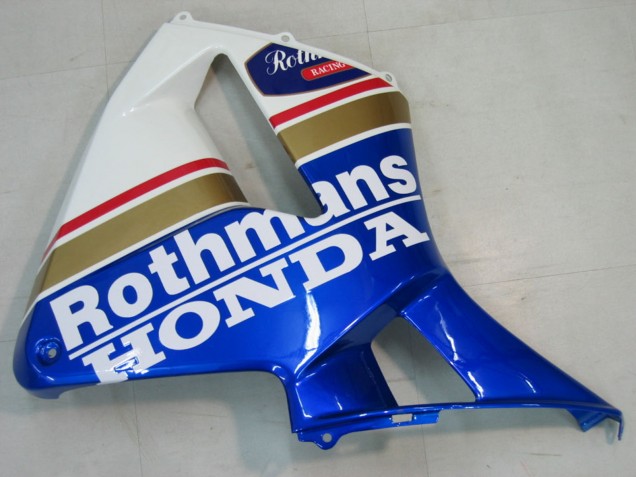 Blue White Yellow Rothmans 2005-2006 Honda CBR600RR Motorcycle Fairings