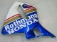 Blue White Yellow Rothmans 2005-2006 Honda CBR600RR Motorcycle Fairings