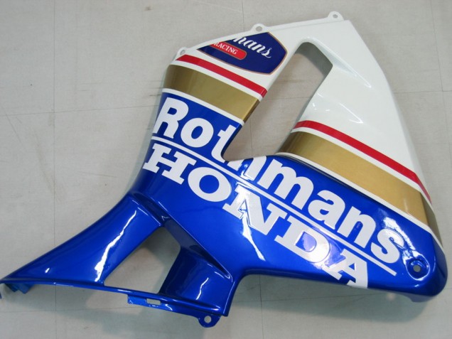 Blue White Yellow Rothmans 2005-2006 Honda CBR600RR Motorcycle Fairings